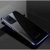 Ceponya Galaxy S20 Ultra Köşeleri Renkli Kamera Korumalı Şeffaf Kılıf