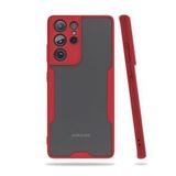 Ceponya Galaxy S21 Ultra Arkası Şeffaf Ultra Ince Tasarım Kılıf