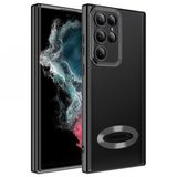 Ceponya Galaxy S22 Ultra Kamera Korumalı Logo Gösteren Omega Kapak Kılıf