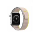 Ceponya KRD-77 Apple Watch Ultra 49 mm Renkli ​​​​Örgülü Hasır Tokalı Kordon