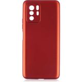 Ceponya Xiaomi Poco X3 Gt Kılıf Kamera Çıkıntılı Soft Silikon - Kırmızı