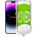 CepStok Apple iPhone 14 Pro Max Ekran Koruyucu Premium 9h Tam Kaplayan Temperli Cam - Şeffaf