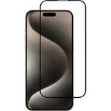 CepStok Apple iPhone 15 Pro Max Kırılmaz Cam 5d Premium Safir Curve Tam Kaplayan Kavisli Ekran Koruyucu - Siyah - Şeffaf