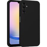 CepStok Samsung Galaxy A25 Kılıf Lansman Premium Silinebilir Silikon - Siyah