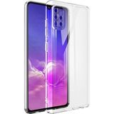 Cepstok Samsung Galaxy A71 Kılıf Silikon Kamera Lens Korumalı Tıpalı Soket Korumalı Şeffaf