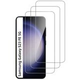 CEPSTOK Samsung Galaxy S23 FE Kırılmaz Cam 3 Adet Temperli Şeffaf Ekran Koruyucu(3'Lü Paket)