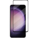 CepStok Samsung Galaxy S23 Fe Kırılmaz Cam 5d Tam Kaplayan 9h Temperli Ekran Koruyucu - Siyah - Şeffaf