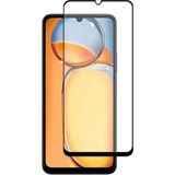 CepStok Xiaomi Redmi 13C Kırılmaz Cam 5d Tam Kaplayan 9h Temperli Ekran Koruyucu - Siyah - Şeffaf
