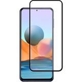 CepStok Xiaomi Redmi Note 10 Pro Kırılmaz Cam 5d Tam Kaplayan 9h Temperli Ekran Koruyucu - Siyah - Şeffaf