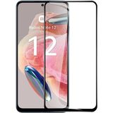 CepStok Xiaomi Redmi Note 12 Kırılmaz Cam 5d Tam Kaplayan 9h Temperli Ekran Koruyucu - Siyah - Şeffaf