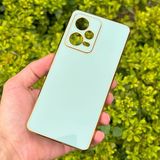 CepStok Xiaomi Redmi Note 12 Pro 5g Kılıf Kenar Detaylı Yumuşak Parlak Silikon - Açık Yeşil
