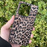 CepStok Xiaomi Redmi Note 14 4g Kılıf Leopar Desenli Içi Kadife Kapak - Siyah