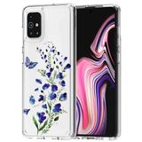 CepteCepnet Galaxy A71 İle Uyumlu Özel Tasarım Baskılı Kamera Korumalı Şeffaf Telefon Kılıfı 4