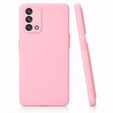 CepteCepnet Oppo A16 / A55 4G İle Uyumlu Yüksek Kalite İçi Kadife Kamera Lens Koruma Çıkıntılı Premium Lansman Silikon Telefon kılıfı