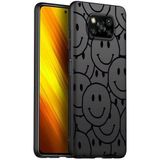 CepteCepnet Xiaomi Poco X3 NFC İle Uyumlu Premier Kalite Özel Üretim High Kalite Baskılı Silikon Telefon Kılıfı BC 8