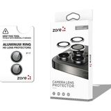 Cepustik iPhone 17 Kamera Lens Koruyucu CL-12 Premium Safir Parmak İzi Bırakmayan Anti-Reflective Gri