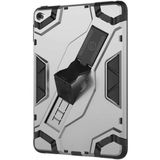Cepustik Telefon Aksesuarları Apple iPad Mini 2 / Apple iPad Mini 3 / Apple iPad Mini 4 / Apple iPad Mini 5 Stand Olma Özellikli Sert Defens Tablet Kılıfı - Gri