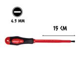 Cer-pa Norm Prosoft İzoleli Tornavida Mıknatıslı Düz Uçlu 6.5 - 15 Cm.