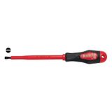 Cer-Pa Prosoft Izoleli Düz Tornavida 5,5X125MM Cer-Pa X-Plus - 5,5*125 - Kırmızı