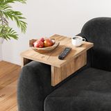 Ceramical KLS Ayarlanabilir Koltuk Sehpası Yan Sehpa - Çam - KLS - Çam