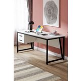 Ceramical MS2C 70x160 cm Çekmeceli Beyaz Ofis Çalışma Masası