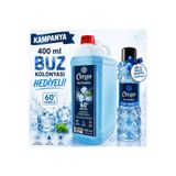 CERAN KOLONYA BUZ KOLONYASI 5 LİTRE MAVİ RENK 400 ML KOLONYA HEDİYELİ