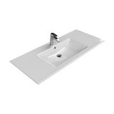 Cerastyle İbiza 121x51 Cm Etajerli Lavabo Tek Hazneli Beyaz