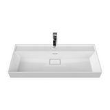 Cerastyle Sharp Etajerli Lavabo 100x48 Cm Beyaz