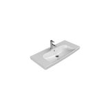 Cerastyle Turkuaz Seramik Roma Serisi Etajerli 95 Cm Lavabo