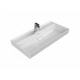Cerastyle Turkuaz Sharp Etajerli Lavabo 100X48 Cm