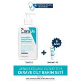 CeraVe Akneye Eğilimli Cilitler İçin Cilt Bakım Seti: Yüz Temizleme ve Bakım Jeli