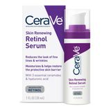 Cerave Anti Aging Retinol Serum For Face, Encapsulated Retinol With Hyaluronic Acid, Niacinamide & Ceramides, Smooths Wrinkles & Fine Lines, Gentle Sk