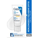 CeraVe Hyalüronik Asit & Niasinamid İçeren SPF50+ Nemlendirici Yüz Kremi 52 ml