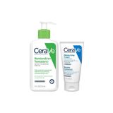CeraVe Nemlendiren Temizleyici 236 ml Nemlendirici Krem Kuru Ve Çok Kuru Ciltler 50 ml