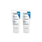 CeraVe Normal ve Kuru Ciltler İçin Hyalüronik Asit & Seramid İçerikli Nemlendirici Yüz Kremi 52 ML x2 Adet