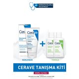 CeraVe Tanışma Kiti: Nemlendirici Krem 50 ml& Nemlendiren Temizleyici 2x20ML