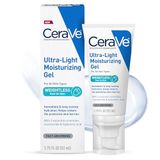 CeraVe Ultra Hafif Nemlendirici Jel | Nemlendirici Jel Yüz Nemlendirici Seramidler, Niasinamid, Hyaluronik Asit | Kokusuz | Yağsız | Ağırlıksız Matlaştırıcı Nemlendirici | 1.75 FL Oz