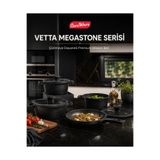 Ceraware Vetta Megastone 7 Parça Seramik Yapışmaz Tencere Tava Seti