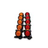 Çeray (10 Adet) Neon Mini Takoz Sarı-Kırmızı 12V-24V