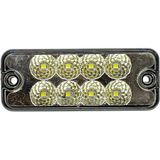 Ceray 12V-24V YAN PARK LAMBASI DORSE SİDE MARKER BEYAZ (8 LEDLİ) (100*40 MM)