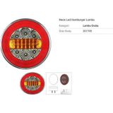 Çeray 12V Neon Led Hamburger Stop Lambası 4 Fonksiyonlu ( Stop , Park, Geri, Sinyal ) (1 Ad )