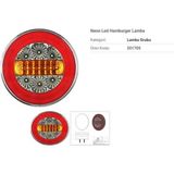 Ceray 12V Neon LED Hamburger Stop Lambası 4 Fonksiyonlu ( Stop , Park, Geri, Sinyal )