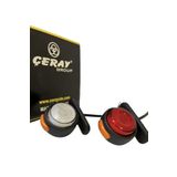 Çeray Neon Mini Takoz Kırmızı-Beyaz 12V-24V