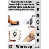 #Çerçeve Mürekkepsiz Baskı Kiti Pet Anı Hediyesi Güvenli Kedi Köpek Pati İzi Fotoğraf Çerçevesi Seti