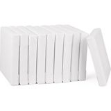 Çerçeveli Mini Tuvaller, %100 Pamuk, 10 Adet, 10 x 10 Cm, Kanvas, Sanat Tuvali, Tuval Pano, Beyaz
