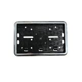 Çerçeveli Motor Plakalık Plaka Altlığı Krom Nikelajlı 1 Adet