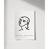 Çerçevesiz Poster Henri Matisse Soyut Portre
