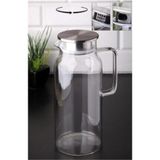 çerçi Cam Sürahi Borosilikat Çelik Kapak - 2 Litre