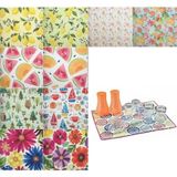 Çerçici 10 Adet Kurutmalık Mikrofiber Kurutma Bulaşık Tezgah Altlığı