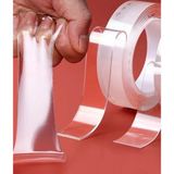 Çerçici 2 Metre x 3 cm Şeffaf Güçlü Nano Çift Taraflı Silikon Jel Yapıştırıcı Bant Crc - standart - Renkli - 0